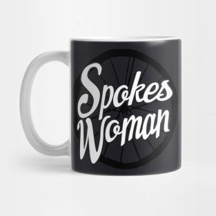 Cycling Spokes Woman - 2 Color Mug